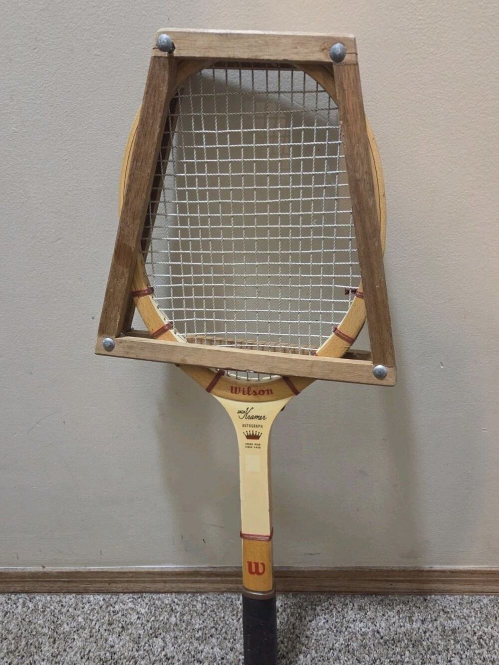 Vintage 1970’s Wilson- Jack Kramer Pro Staff Tennis Racket Original With Press